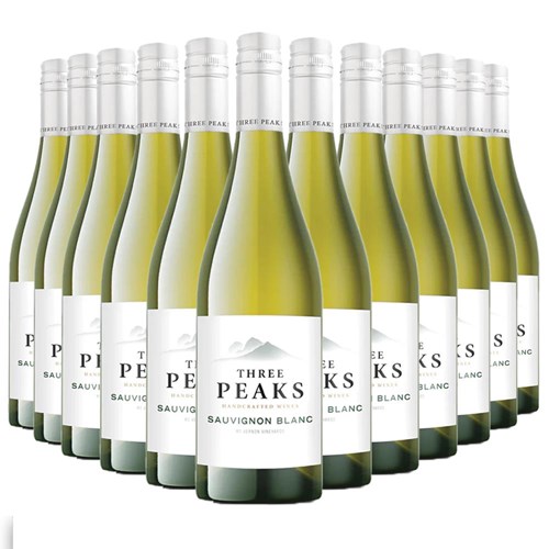 Case of 12 Three Peaks Sauvignon Blanc 75cl White Wine